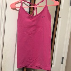 Nike dri-fit tank top with built in sports bra